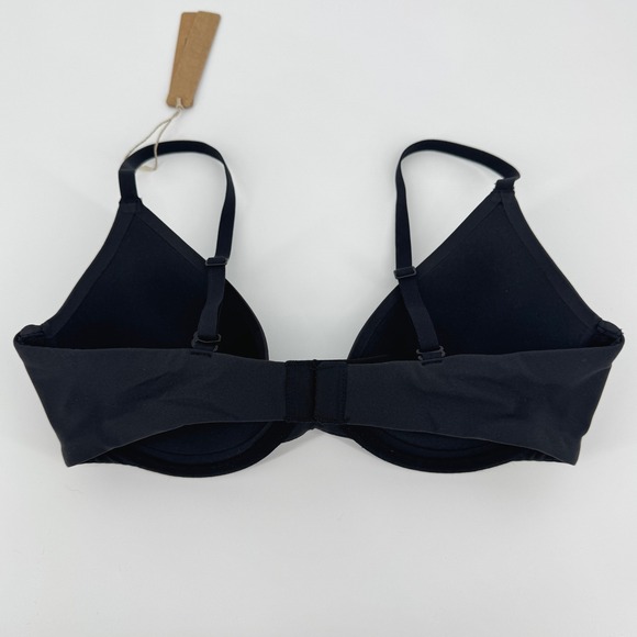 SKIMS Fits Everybody Push-Up Bra Size 34C Onyx Black NWT Underwire Lift Everyday - Picture 4 of 8